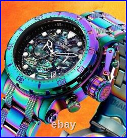 Invicta 26507 Men's 52mm Iridescent Coalition Forces Chrono Abalone DL SS Watch