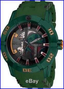 Invicta 26545 Star Wars Men's Automatic 50mm Green-Tone Steel Black Dial Watch