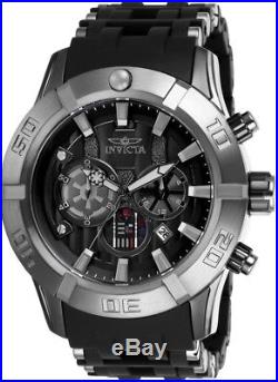 Invicta 26548 Star Wars Men's Chronograph 50mm Black-Tone Steel Black Dial Watch