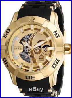 Invicta 26550 Star Wars Men's Automatic 50mm Gold-Tone Steel Gold Dial Watch