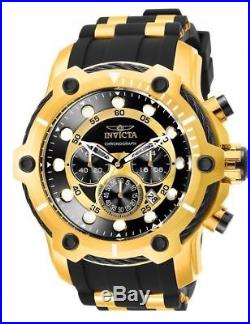 Invicta 26751 Bolt Men's Watch Stainless Steel Gold Black Chronograph NWOT