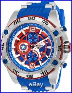 Invicta 26780 Marvel Men's 52mm Chronograph Stainless Steel Blue Dial Watch