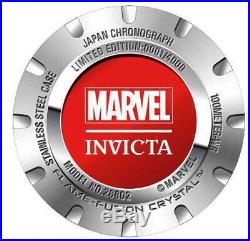 Invicta 26802 Marvel Men's 52mm Chronograph Black-Tone Black Dial Watch