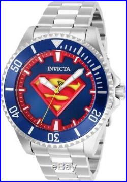 Invicta 26896 DC Comics Superman Men's 47mm Automatic Stainless Steel Blue Dial