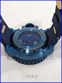 Invicta 27742 Sea Hunter 200m 58mm Blue Chronograph Dial Quartz Watch Silicone