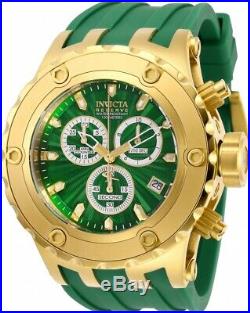 Invicta 27828 Subaqua Men's 52mm Chronograph Gold-Tone Green Dial Watch