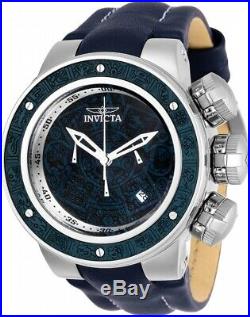 Invicta 28239 Subaqua Men's 52mm Chronograph Stainless Steel Blue Wood Dial