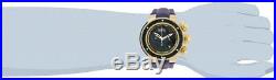 Invicta 28244 Subaqua Men's 52mm Chronograph Gold-Tone Blue Wood Dial Watch