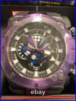 Invicta 36356 Men's 52mm Black Panther Quartz Watch #0178/3000 New in Box