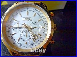Invicta 45mm, Speedway Chronograph Men's Gold Stainless Steel Watch 25225
