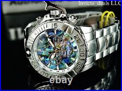 Invicta 47MM Subaqua Noma II LE Swiss Chronograph ABALONE DIAL SS Bracelet Watch