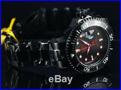 Invicta 47mm Men's Triple Black Combat Grand Diver Automatic Red Label SS Watch