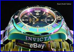 Invicta 47mm Mens Grand Diver Automatic BLACK MOP Dial IRIDESCENT Bracelet Watch