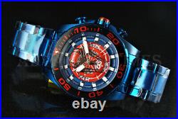 Invicta 48mm Marvel Spider Man Chronograph Limited Ed. Spider Dial BLUE SS Watch