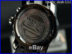 Invicta 48mm Men's PRO DIVER SCUBA Chronograph COMBAT Triple Black SS Watch