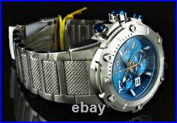 Invicta 51mm Speedway Viper Chronograph Blue Dial Silver Stainless Steel Watch
