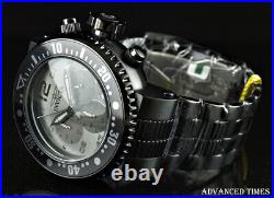 Invicta 52mm GRAND Pro Diver COMBAT BLACK Chronograph Gunmetal Dial 500M Watch