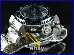 Invicta 52mm Grand Pro Diver COMBAT SEAL Azure Blue Bezel Chrono 500M SS Watch