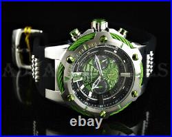 Invicta 52mm MARVEL HULK Limited Edition Chronograph Green & Black Watch NEW