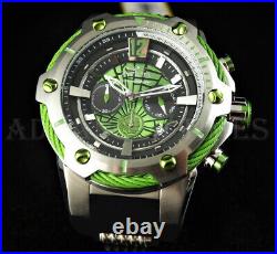 Invicta 52mm MARVEL HULK Limited Edition Chronograph Green & Black Watch NEW