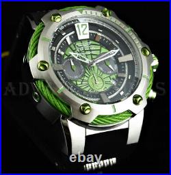 Invicta 52mm MARVEL HULK Limited Edition Chronograph Green & Black Watch NEW