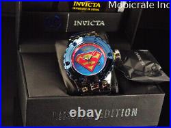 Invicta 52mm Men DC Comics SUPERMAN SUBAQUA SPECIALTY Automatic Blue Diver Watch