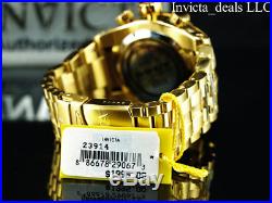 Invicta 52mm Men's Bolt Zeus Swiss Chronograph Silver Dial Gold Tone SS Watch