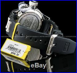 Invicta 52mm Mens Russian Diver Quinotaur Special Edition Black PU Strap Watch
