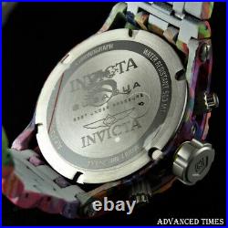 Invicta 52mm Reserve SA Specialty 4.14ctw BLACK SPINEL PURPLE Graffiti Watch NEW