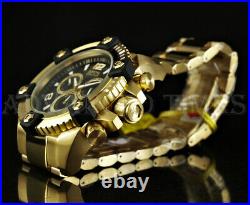 Invicta 63mm Reserve Grand Octane SWISS Chronograph 18K Gold Plated Watch NEW