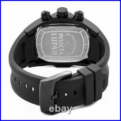 Invicta 6724 Men's Watch Black IP Lupah Revolution Rubber Strap Chronograph