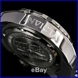 Invicta 6977 Men's Black Dial Steel and Rubber Strap Chronograph Watch
