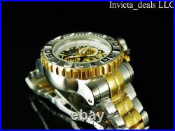 Invicta 70MM Men's SEA HUNTER Gen II Swiss Chrono BLACK DIAL Gold Two Tone Watch