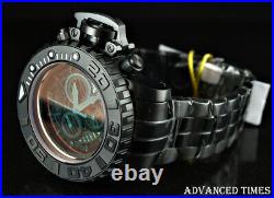 Invicta 70mm Sea Hunter RADAR Swiss Chrono Green/Pink Tinted Crystal Watch NEW