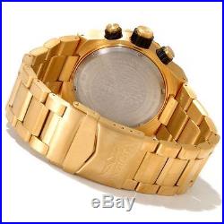 Invicta 80245 Men's Pro Diver Blue Dial Black Bezel Chrono Gold Tone Steel Watch