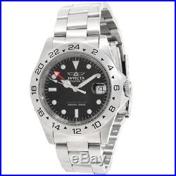 Invicta 9401 Men's Pro Diver GMT Steel Black Dial Dive Watch