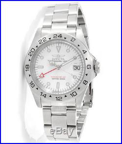 Invicta 9402 Men's Pro Diver GMT Stainless Steel White Dial Dive Watch