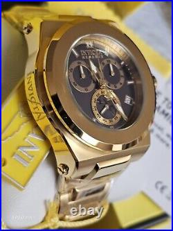 Invicta AKULA Reserve GOLD Plated Swiss ETA G10.212 mens watch