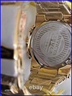 Invicta AKULA Reserve GOLD Plated Swiss ETA G10.212 mens watch