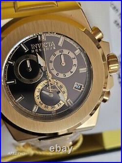 Invicta AKULA Reserve GOLD Plated Swiss ETA G10.212 mens watch