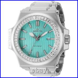 Invicta Akula Quartz Crystal Turquoise Dial Men's Watch 43383