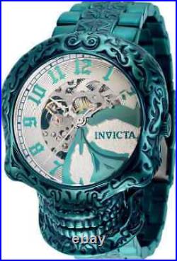 Invicta Artist Skull Automatic Silver Dial Men's Watch 40759