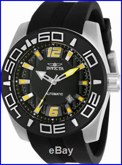 Invicta Aviator 23529 Men's Round Yellow Black Automatic Date Analog Watch