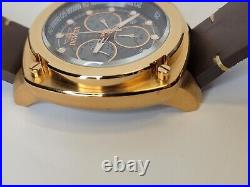 Invicta Aviator Chronograph Watch Men's Gray Rose Gold 54mm 32107