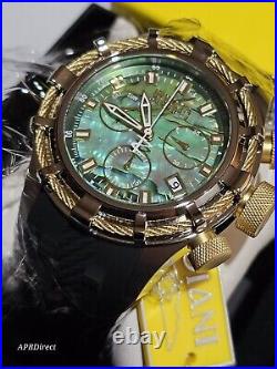 Invicta BOLT Sport Reserve Green ABALONE Swiss Z60 Chronograph mens watch