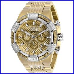 Invicta Bolt Chronograph GMT Date Quartz Gold Dial Men's Watch 29034