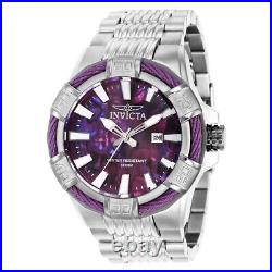 Invicta Bolt Men's Watch with Abalone Dial 51mm, Steel 38397 NEW