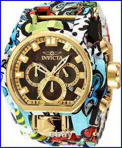 Invicta Bolt Zeus Magnum Chronograph Quartz Aqua-plated Black Dial Men's Watch