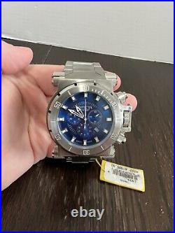 Invicta Coalition Forces Blue Dial 1939 Stainless Steel Swiss Quartz Watch