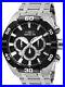 Invicta Coalition Forces Chronograph Black Dial Stainless Steel Mens Watch Nice